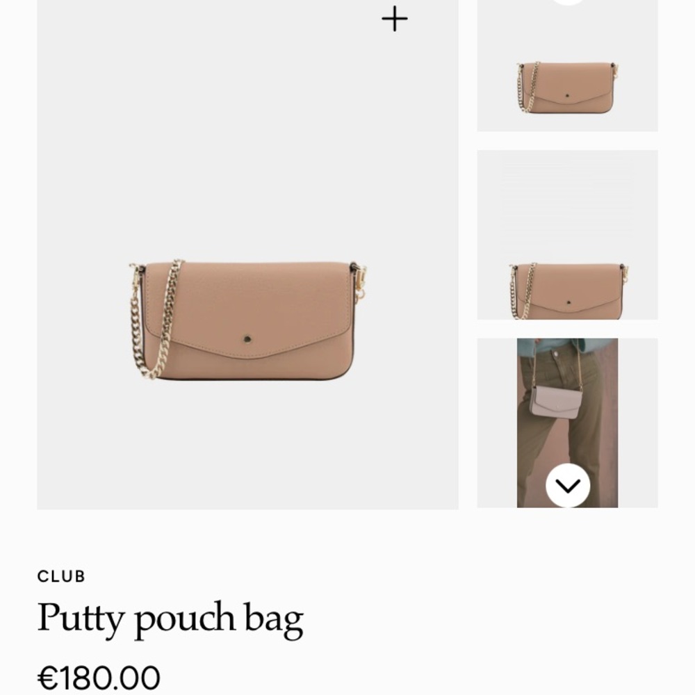 French Chic Tan Crossbody Bag - Picture 2 of 6